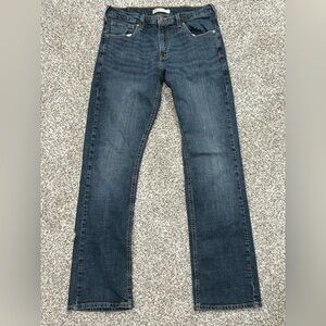 Levi’s Men's Dark Blue Straight-Leg Jeans 32 x 34